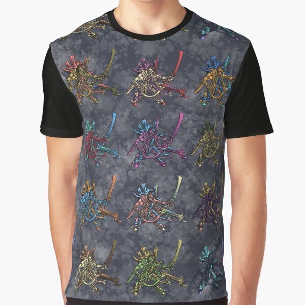 Tyranid Rainbow (Swarmlord) Graphic T-Shirt
