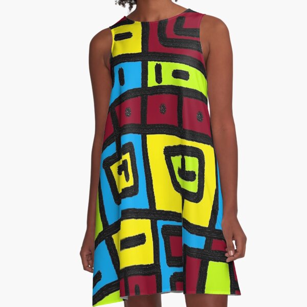 8 Little Dots A-Line Dress