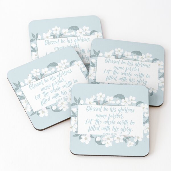 Item preview, Blessed Be His Name Beautiful Christian Psalm designed and sold by Epic Love Designs.