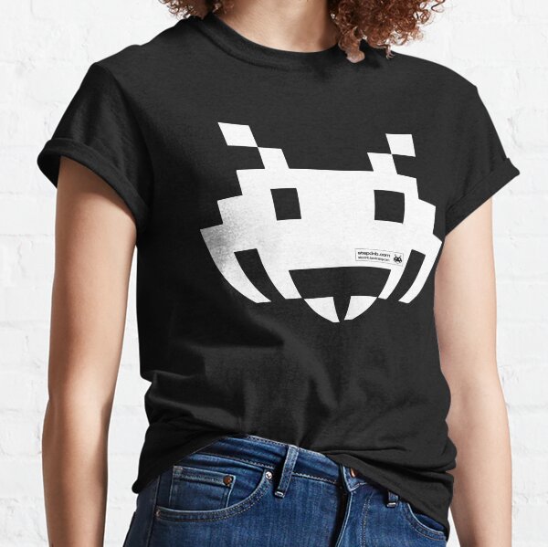 Step Drum and Bass White Logo Classic T-Shirt