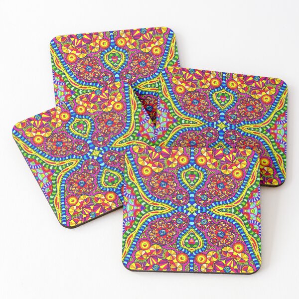 Item preview, Psychedelic Abstract colourful work 193 designed and sold by CallumHoare.