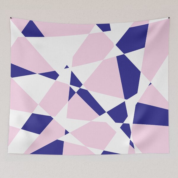 Item preview, Pale pink geometric pattern  designed and sold by CorgiButtMedia.
