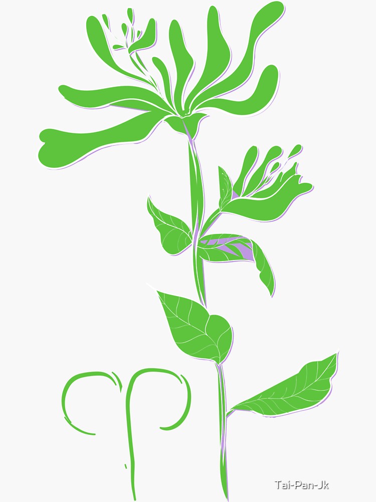 " Aries Honeysuckle Zodiac Sign Astrological Symbolism Star