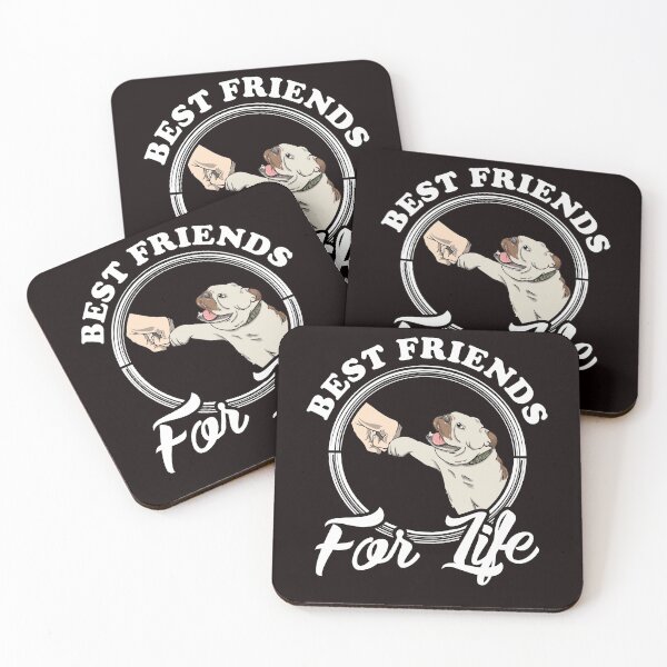 Item preview, English Bulldog Lover Design "Best Friends For Life" designed and sold by adsman68.
