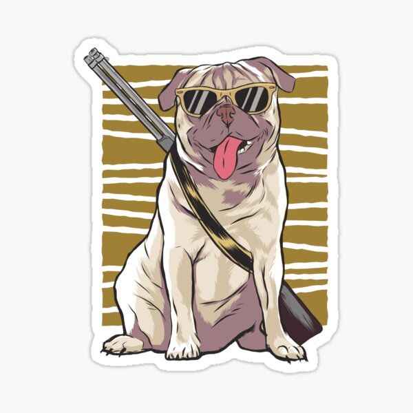 Pug Meme Stickers Redbubble - derpy pugs roblox