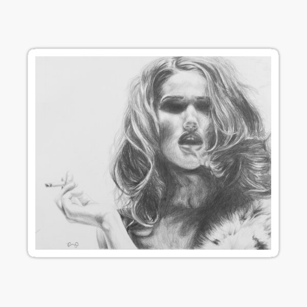 La Diva de Nicotina Sticker