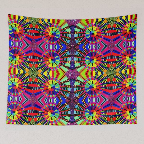 Artikelvorschau, Psychedelische abstrakte bunte Arbeit 169 entworfen und verkauft von CallumHoare.