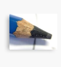 Pencil, Macro. Canvas Print