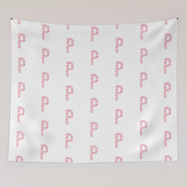 Item preview, Letter P - pink / purple / white stars designed and sold by JessisArt.