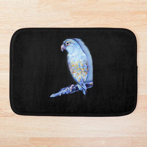 Item preview, Tropical Tropic blue bird parrot digital art watercolor illustration gift idea  designed and sold by conceptDVS.