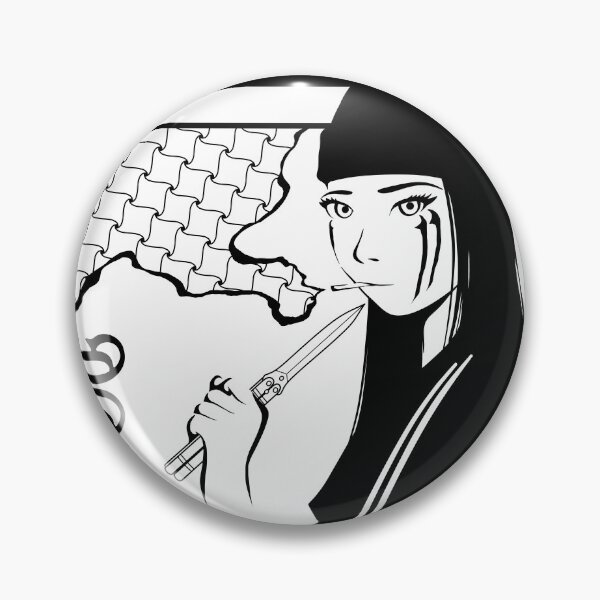 Item preview, Anime Girl with Butterfly Knife designed and sold by aikomo.