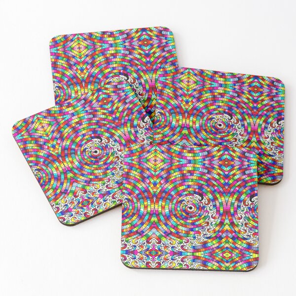 Item preview, Psychedelic Abstract colourful work 197 designed and sold by CallumHoare.