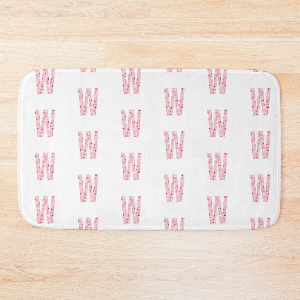 Item preview, Letter W - pink / purple / white stars designed and sold by JessisArt.