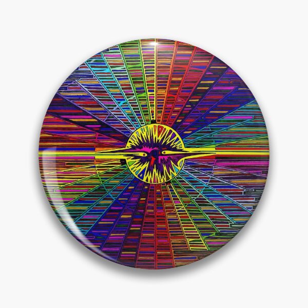 Item preview, Psychedelic Abstract colourful work 260 Crest designed and sold by CallumHoare.