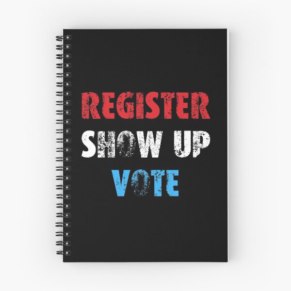 Item preview, Register Show Up Vote designed and sold by RobomShop.