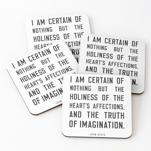Item preview, Truth of Imagination, John Keats Quote designed and sold by shminoa.