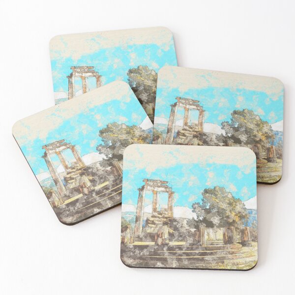 Item preview, Vintage sketch of ruins  Ancient Greece designed and sold by elgreko.