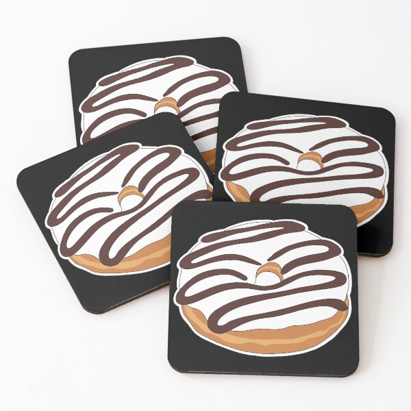 Item preview, Marble frosted donut vanilla designed and sold by ChickCreates.