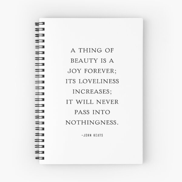 Item preview, Thing Of Beauty, John Keats Quote designed and sold by shminoa.