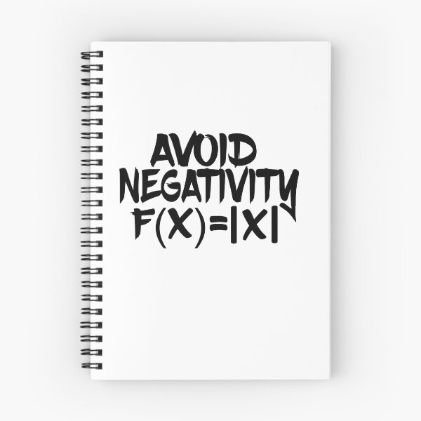 Item preview, Avoid Negativity Mathematics designed and sold by TexasMerch.