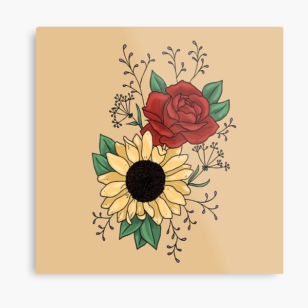 Floral Delight Metal Print