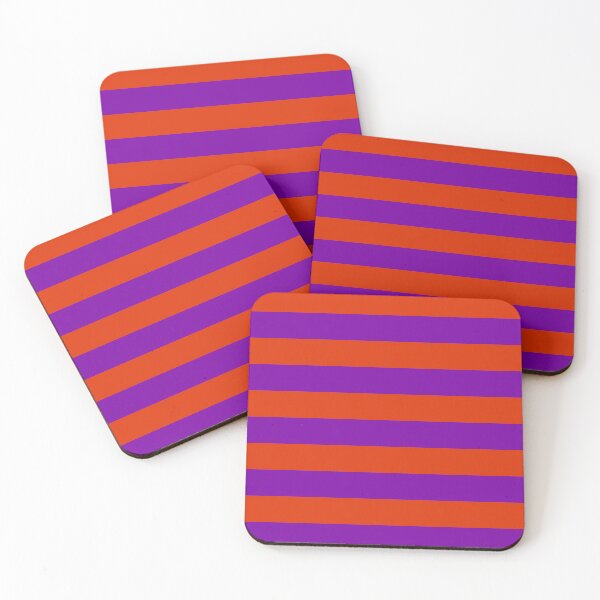 Item preview, Bright Red & Purple Stripes Pattern designed and sold by CTADesigns.