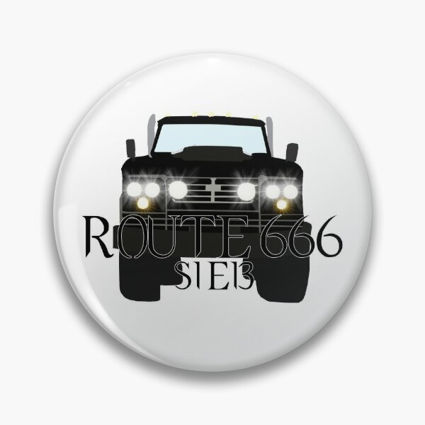 Route 666 Pins And Buttons Redbubble - roblox route 666