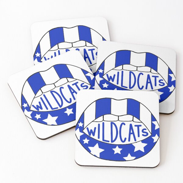University of Kentucky Lips Coasters (Set of 4)