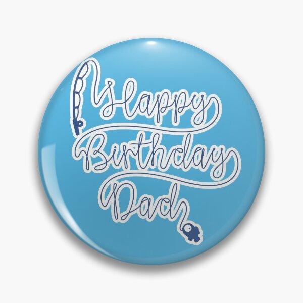 Item preview, Happy Birthday Dad Fishing Line Design designed and sold by Rodney's Marketplace.