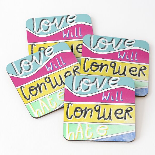 Item preview, Love Will Conquer Hate  designed and sold by Hecky Thump  Designs.