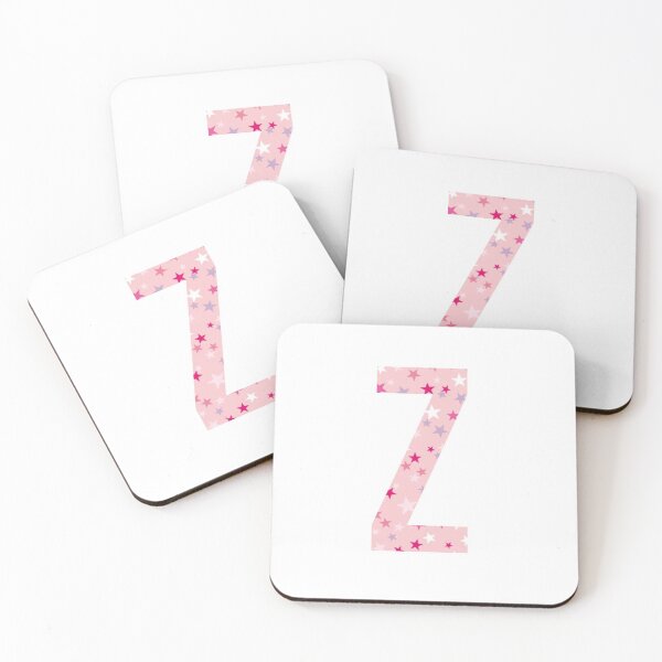 Item preview, Letter Z - pink / purple / white stars designed and sold by JessisArt.