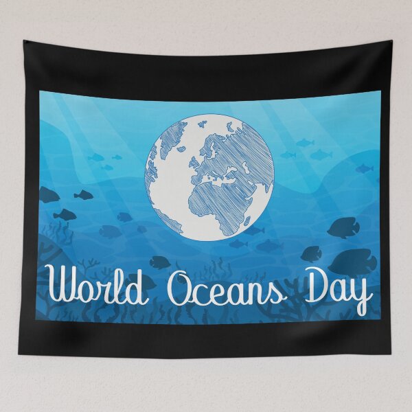 Item preview, Celebrate The World Oceans Day - Save The Ocean - June 8th designed and sold by Rohit Gujarati.