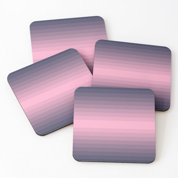 Item preview, Blue to pink gradient / ombre stripes designed and sold by wordznart.