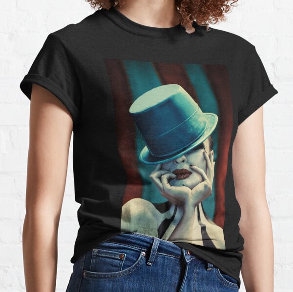 sexy woman wearing a top hat, AHS Classic T-Shirt