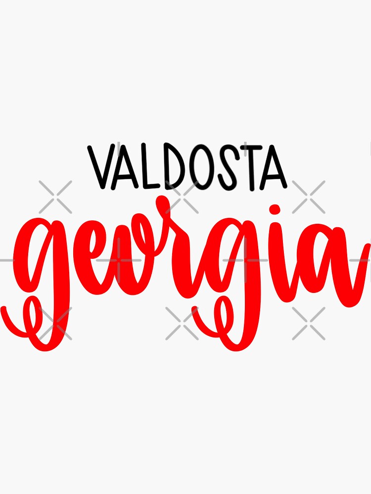 "Valdosta sticker" Sticker for Sale by adisensmith Redbubble