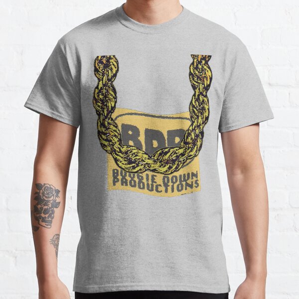 Old School Gold Rope Chain and classic logo 3 - www.art-customized.com Classic T-Shirt
