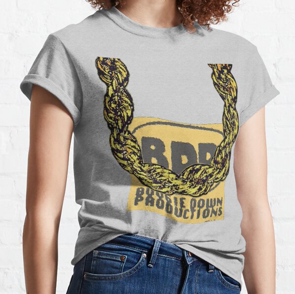 Old School Gold Rope Chain and classic logo 3 - www.art-customized.com Classic T-Shirt