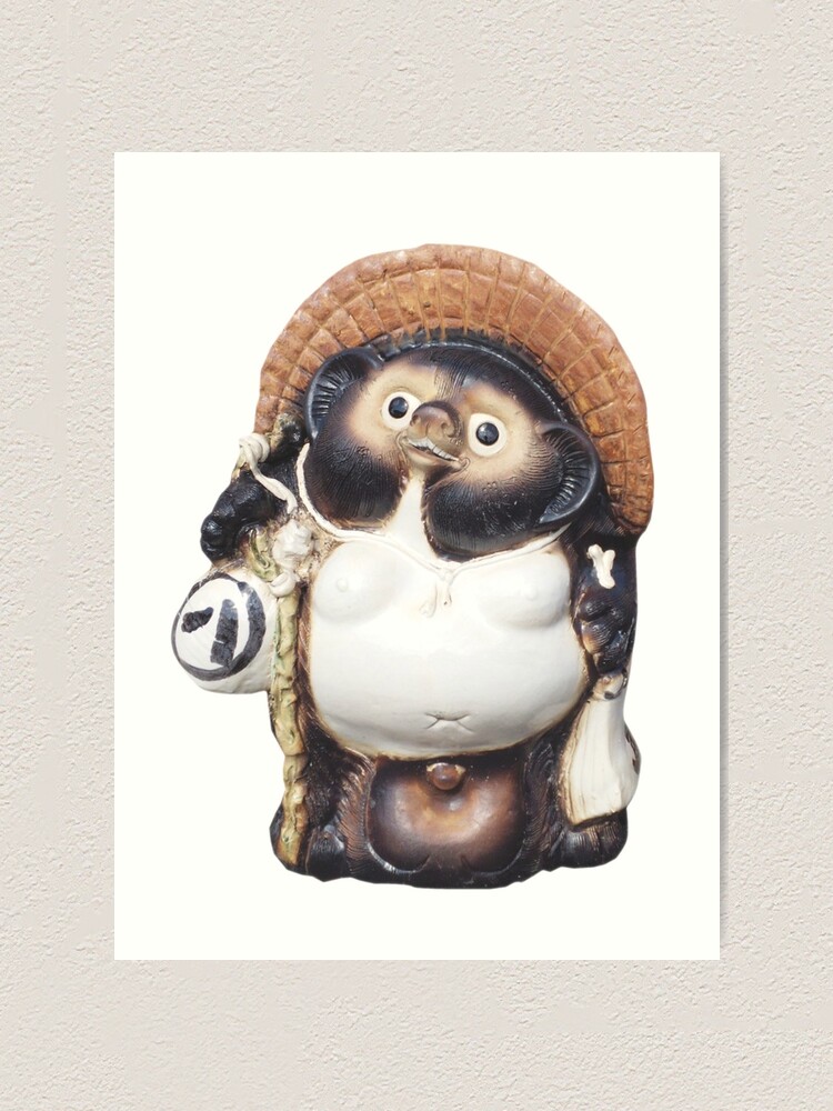 Tanuki Art Print By Ddmushi Redbubble
