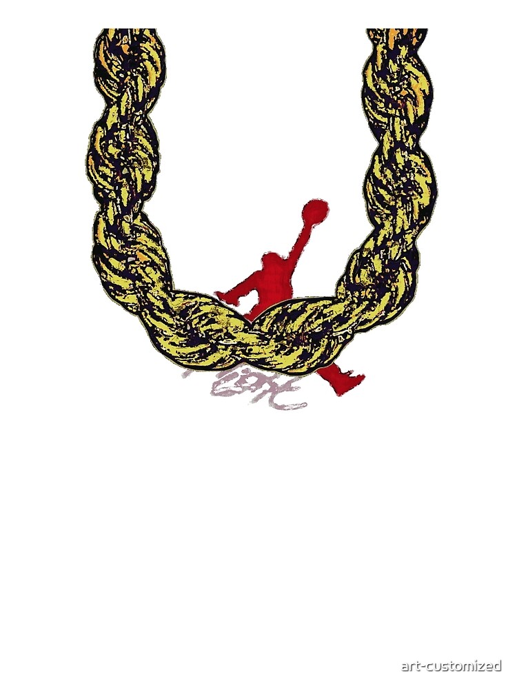Old School Gold Rope Chain and classic logo 2 - www.art-customized.com by art-customized