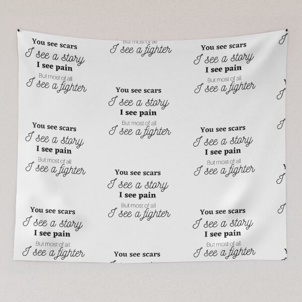 Item preview, Scars are stories, pain: don't be ashamed of them designed and sold by MargheritaLidia.