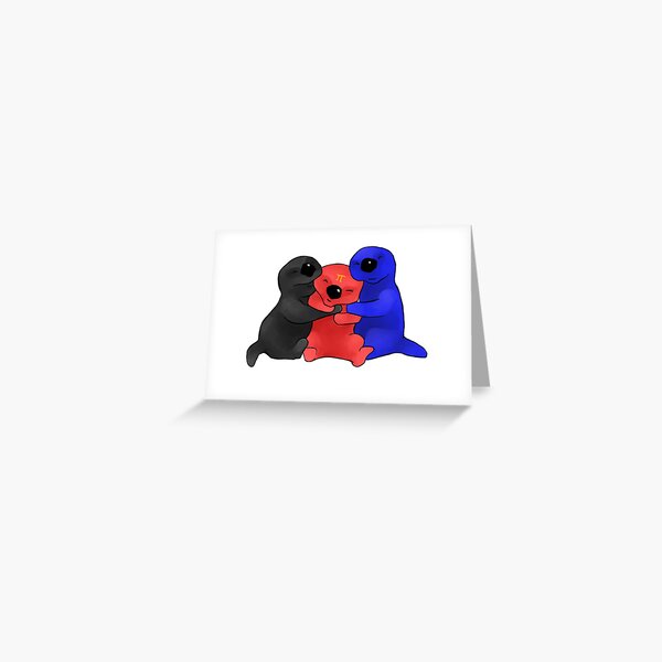 Polyotterous Greeting Card