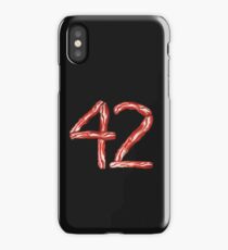 THE Ultimate Answer: BACON! iPhone Case