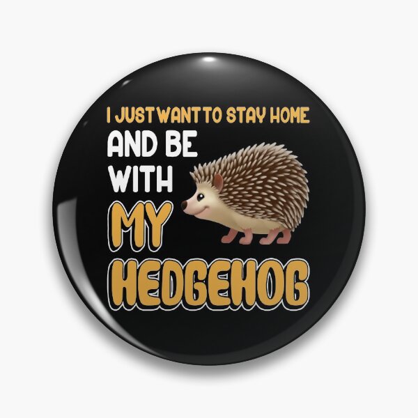 Item preview, I Just Want To Stay Home And Be With My Hedgehog designed and sold by ZEDSOU ⭐⭐⭐⭐⭐.