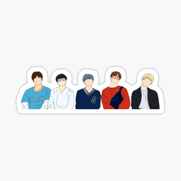 txt our summer aesthetic sticker by bububybop redbubble