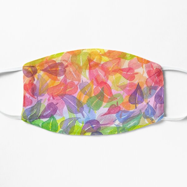 Bunte Blätter Maske