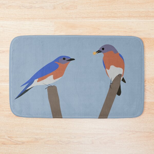 Item preview, Two Eastern Bluebirds Sitting Together designed and sold by jspiggle.