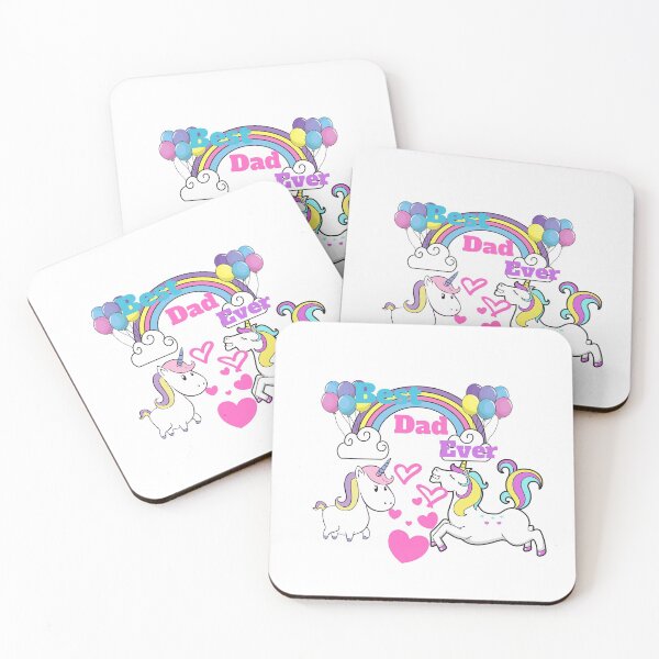 Item preview, Best Unicorn Dad Best Dad Ever designed and sold by Medbouhouch.