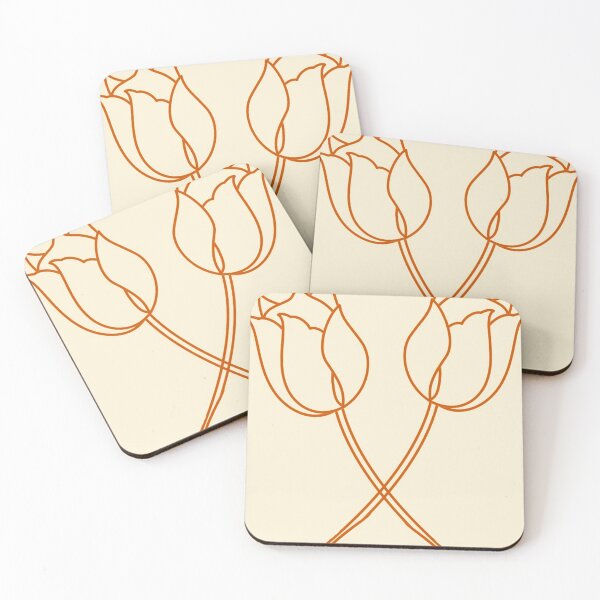Item preview, Sweet and Simple Orange Tulips designed and sold by L-C-W.