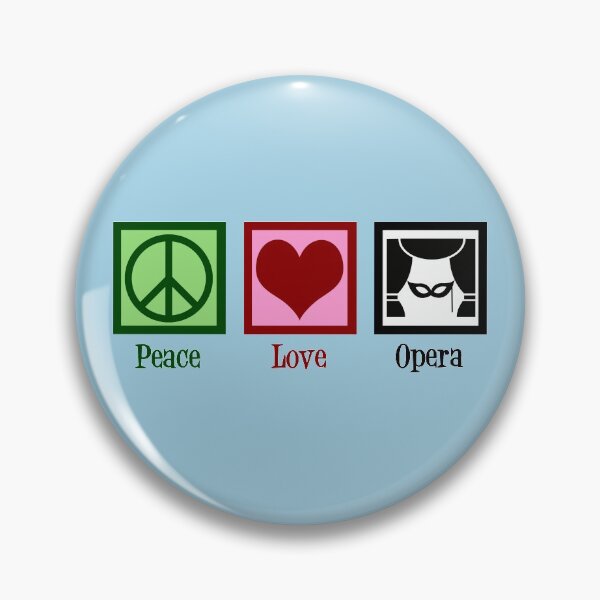 Item preview, Peace Love Opera designed and sold by Epic Love Designs.