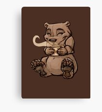 Bear Brew Canvas Print